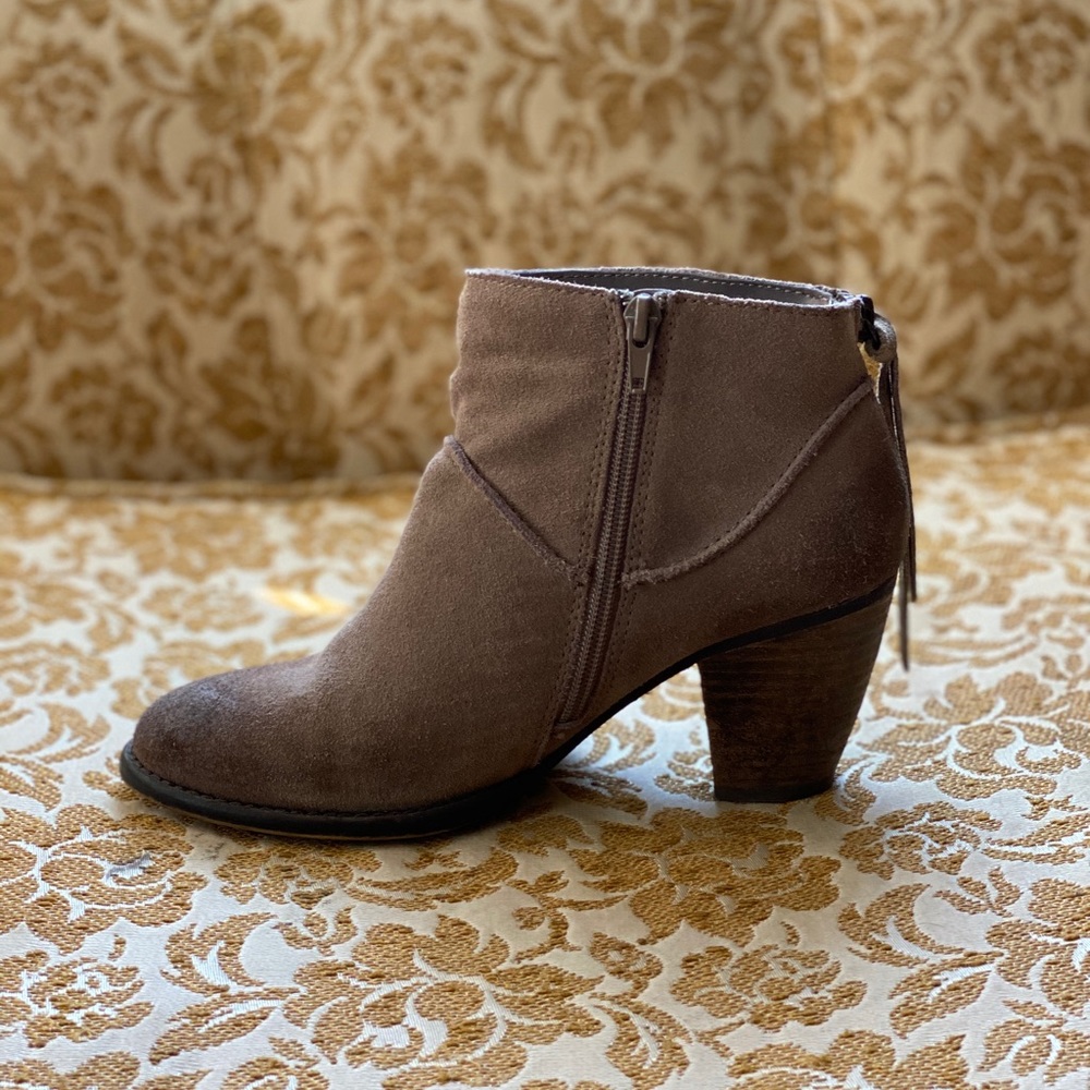 SOLD Steve Madden Milaan Suede Wedge Booties